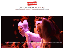 Tablet Screenshot of doyouspeakmusical.it